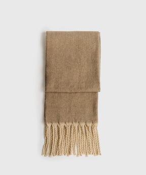 Maxi Bufanda Bicolor Flecos Alto Invierno