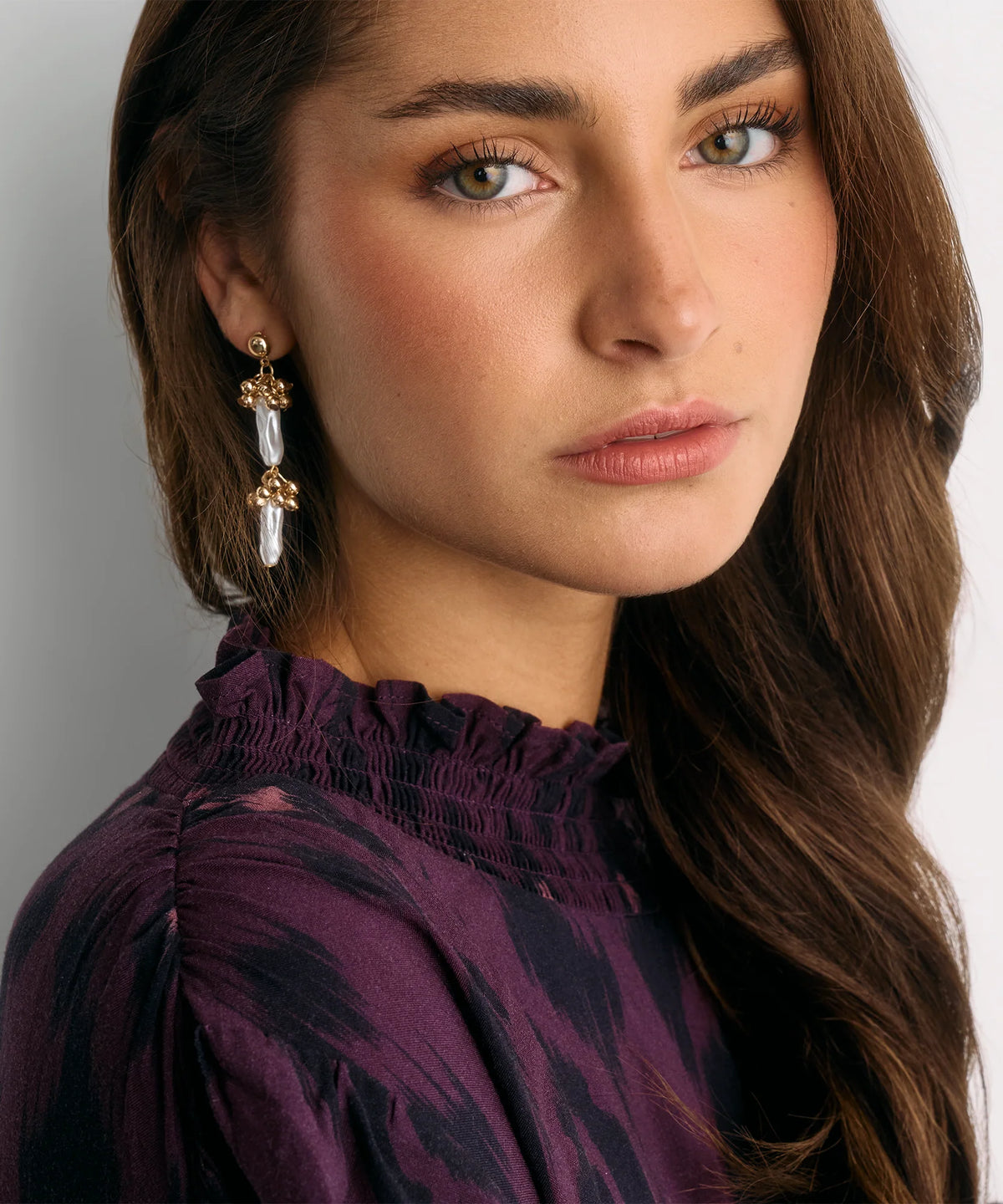 Aros Con Mostacillas Colgantes