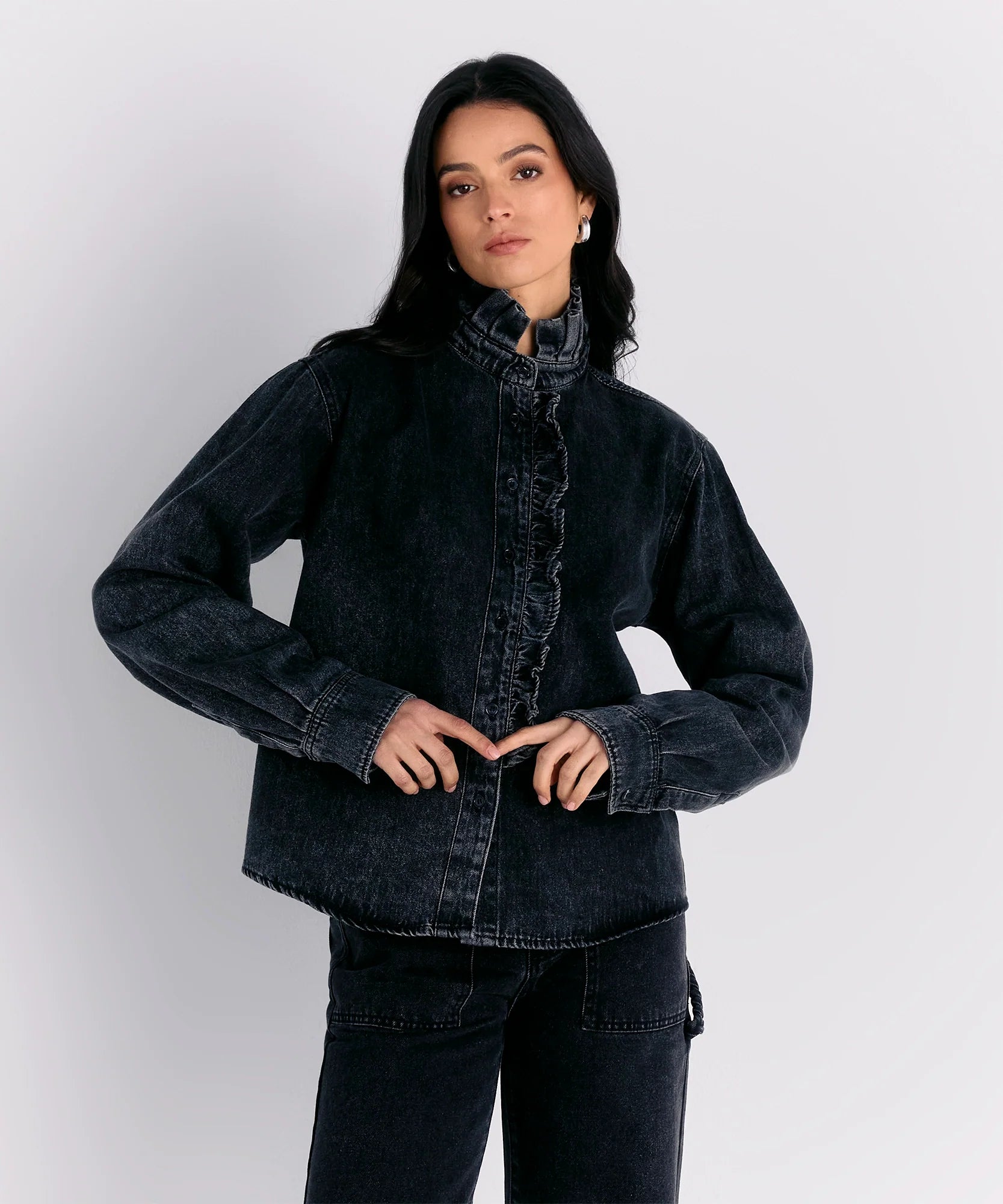Sobre Camisa Vuelos Denim