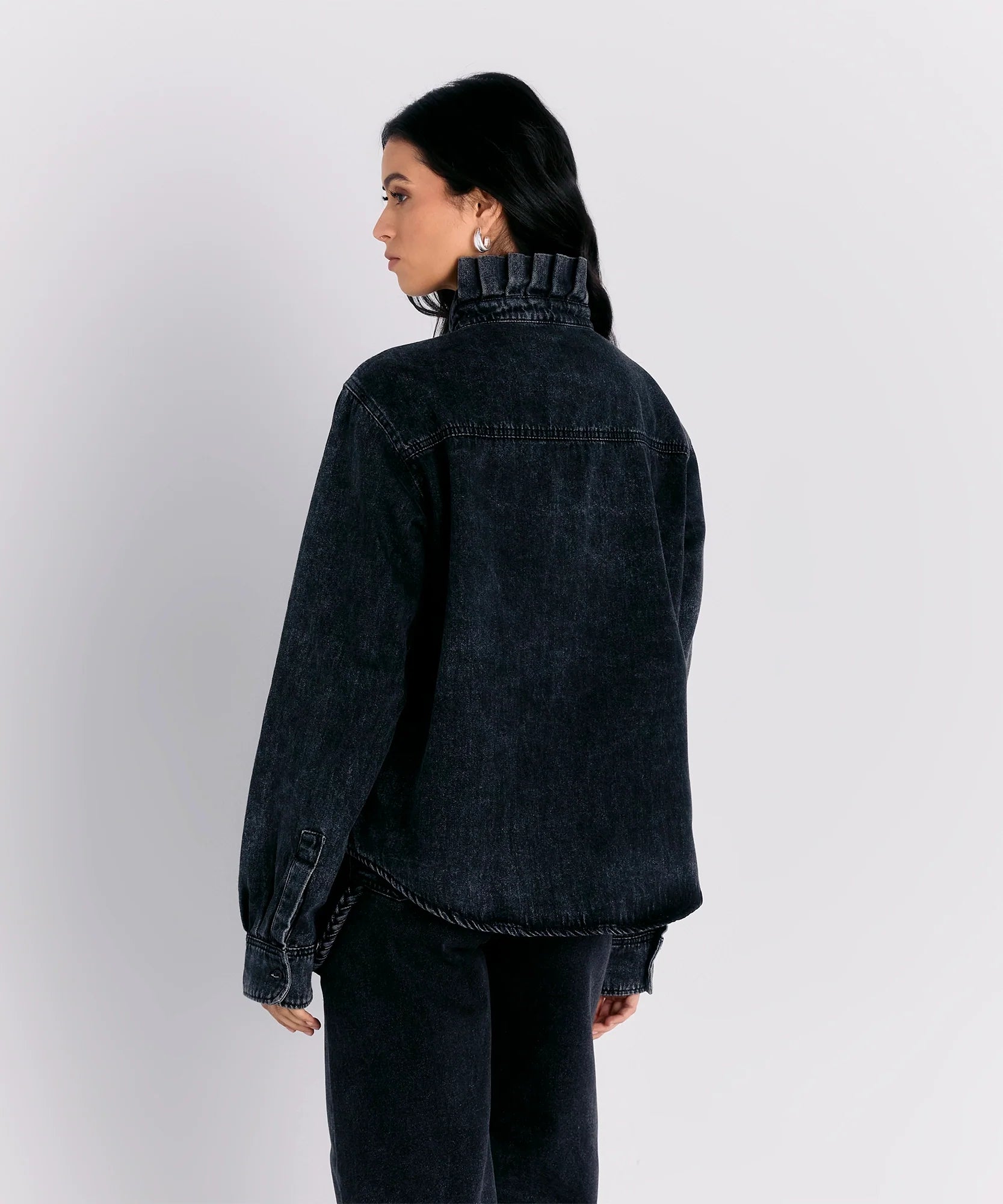 Sobre Camisa Vuelos Denim