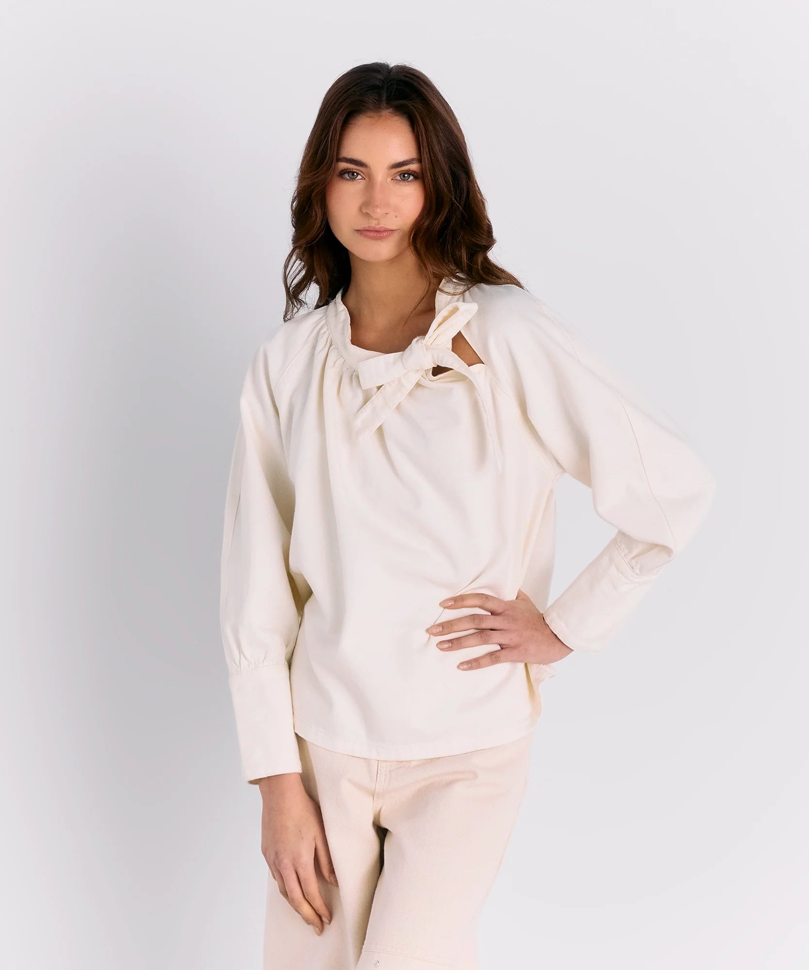 Blusa Cinta Denim