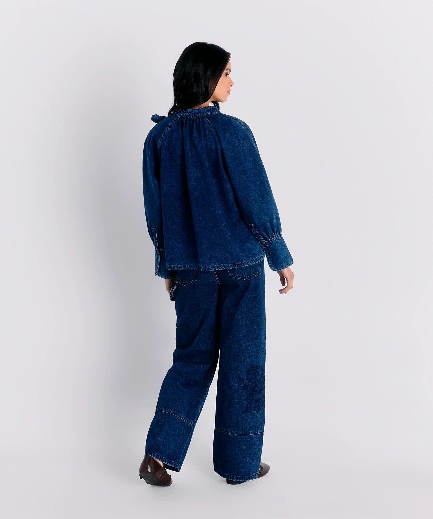 Blusa Cinta Denim