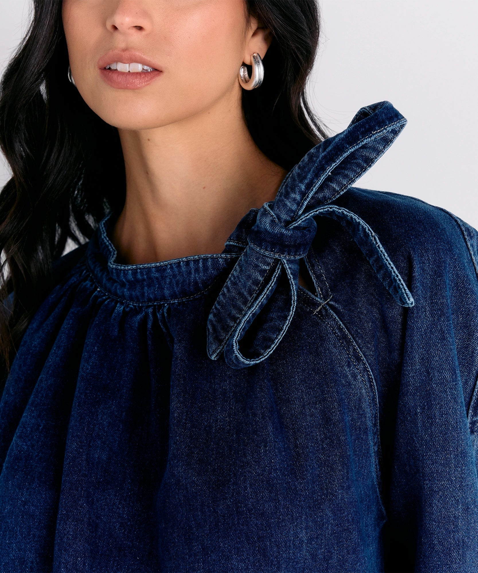 Blusa Cinta Denim