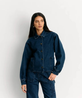Chaqueta Bordado Denim