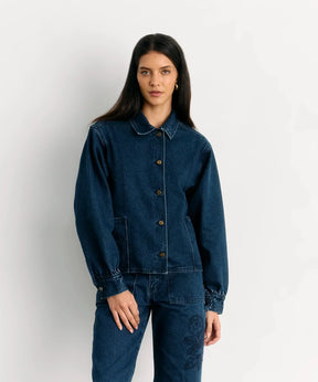 Chaqueta Bordado Denim