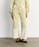 Pantalón Rayas Denim