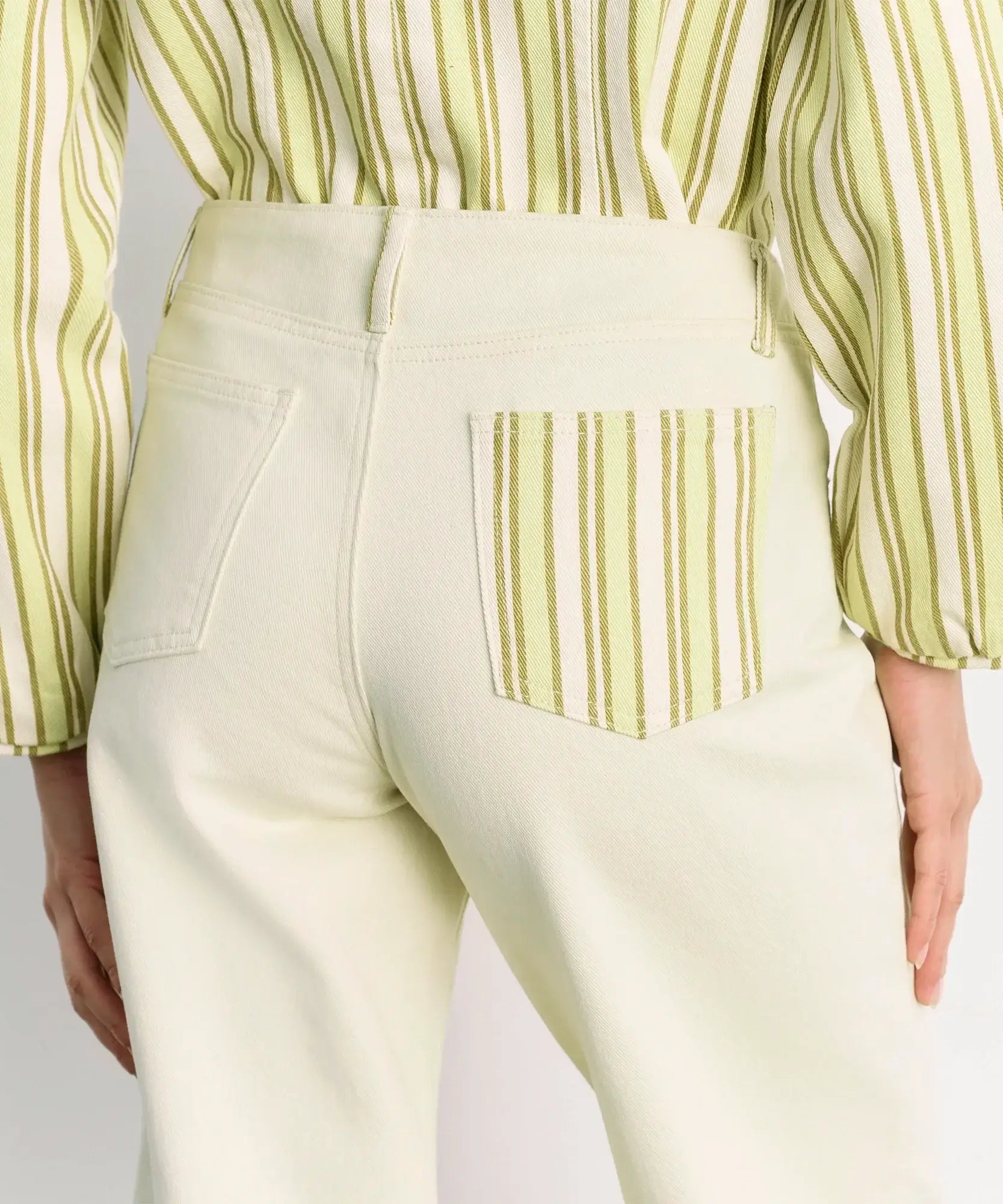 Pantalón Rayas Denim