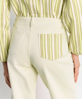 Pantalón Rayas Denim