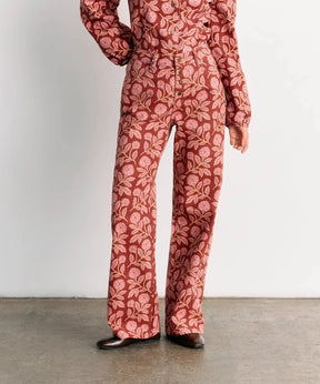 Pantalón Flores Denim