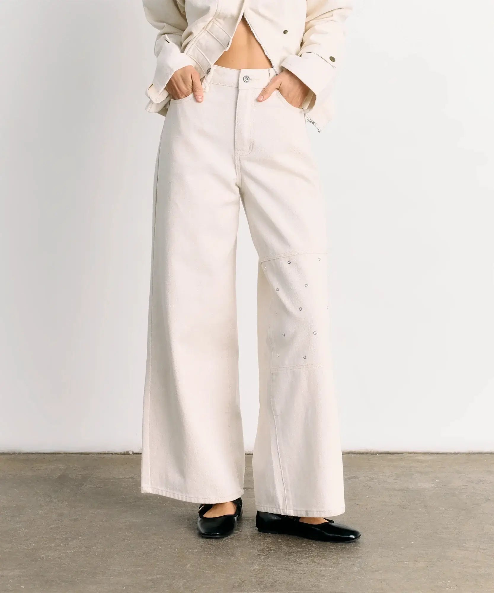Pantalón Tachas Denim