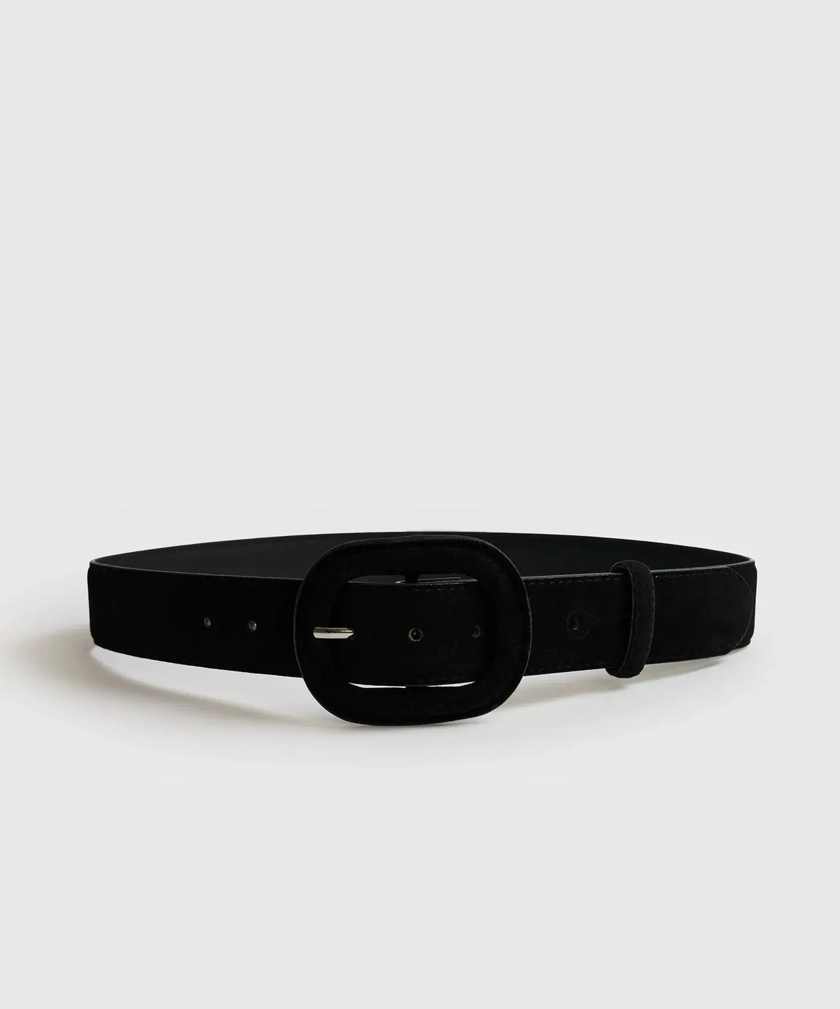 Cinturón Fake Suede - Negro / S/M