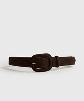 Cinturón Fake Suede