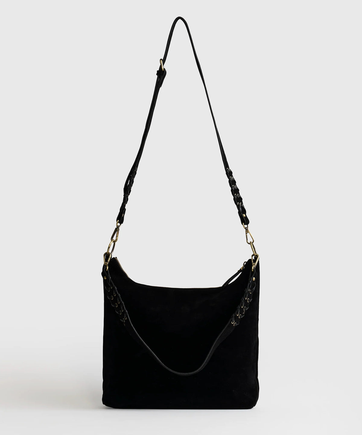 Cartera Bandolera Suede Trenzada Boheme