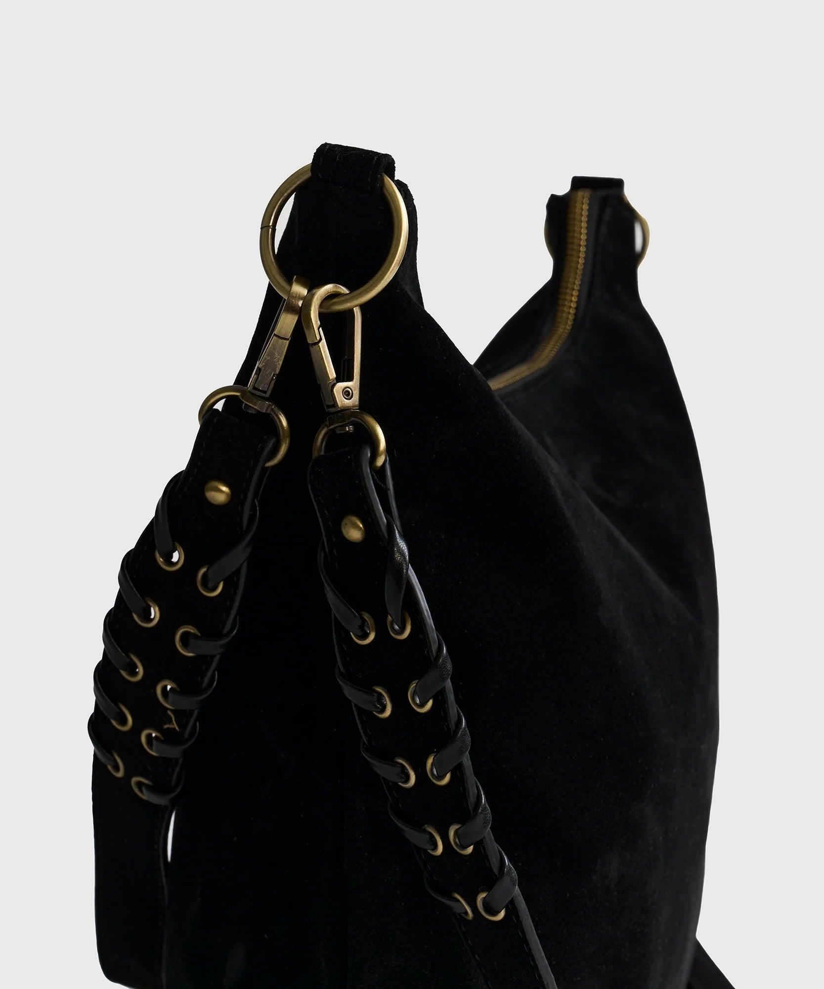 Cartera Bandolera Suede Trenzada Boheme