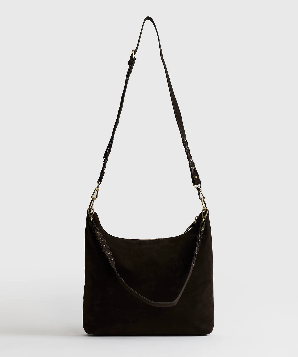 Cartera Bandolera Suede Trenzada Boheme