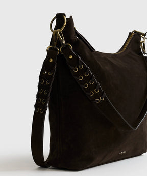 Cartera Bandolera Suede Trenzada Boheme