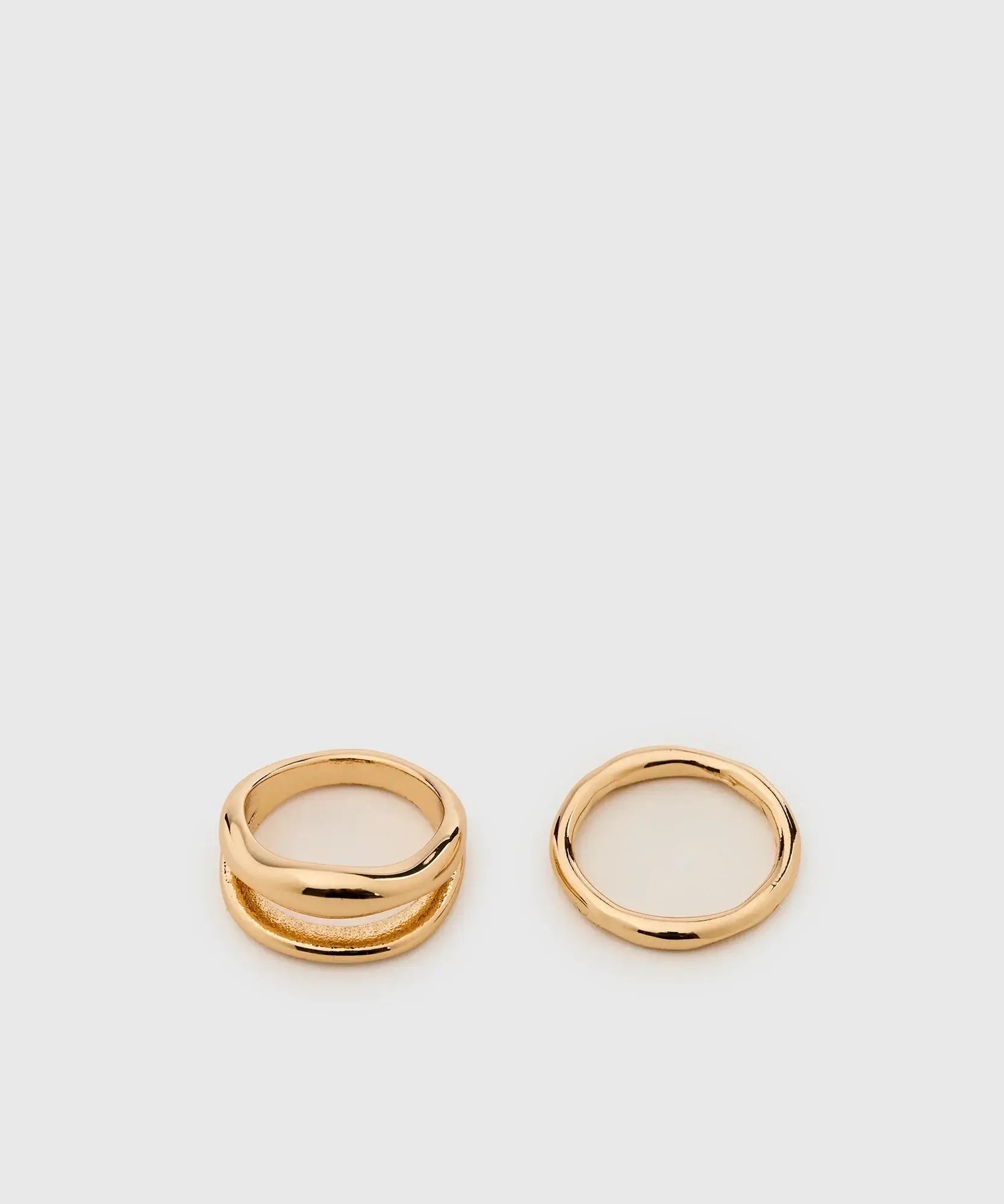 Set Anillos Irregulares Boho