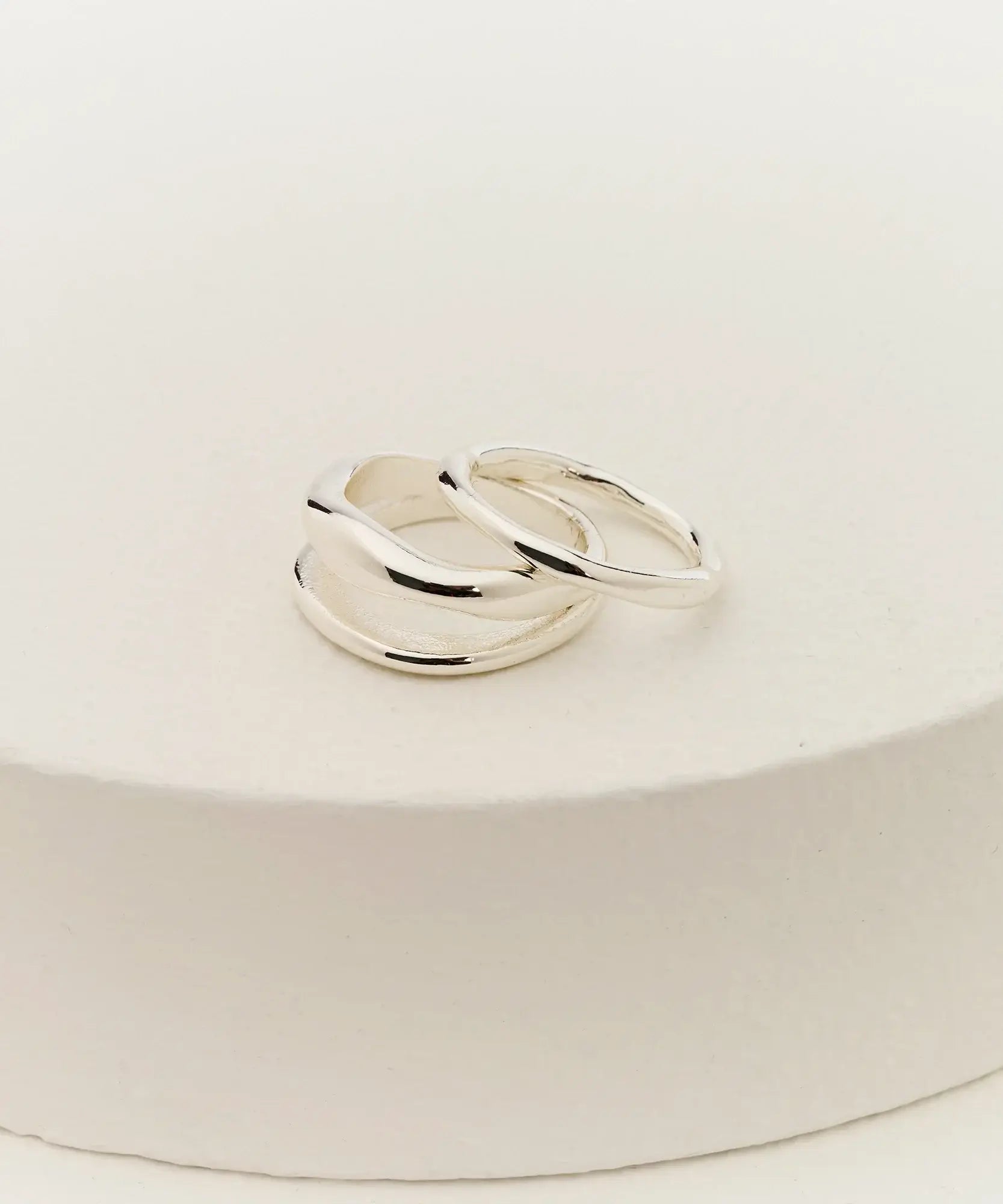 Set Anillos Irregulares Boho