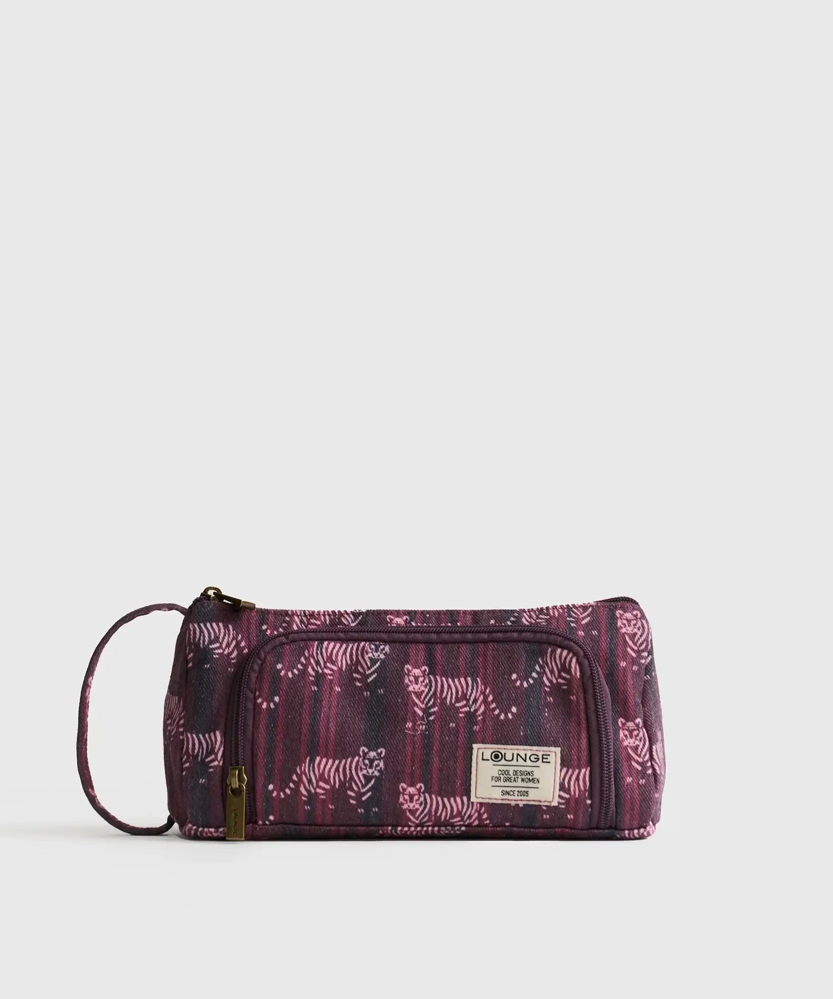 Estuche Canvas Doble Compartimiento