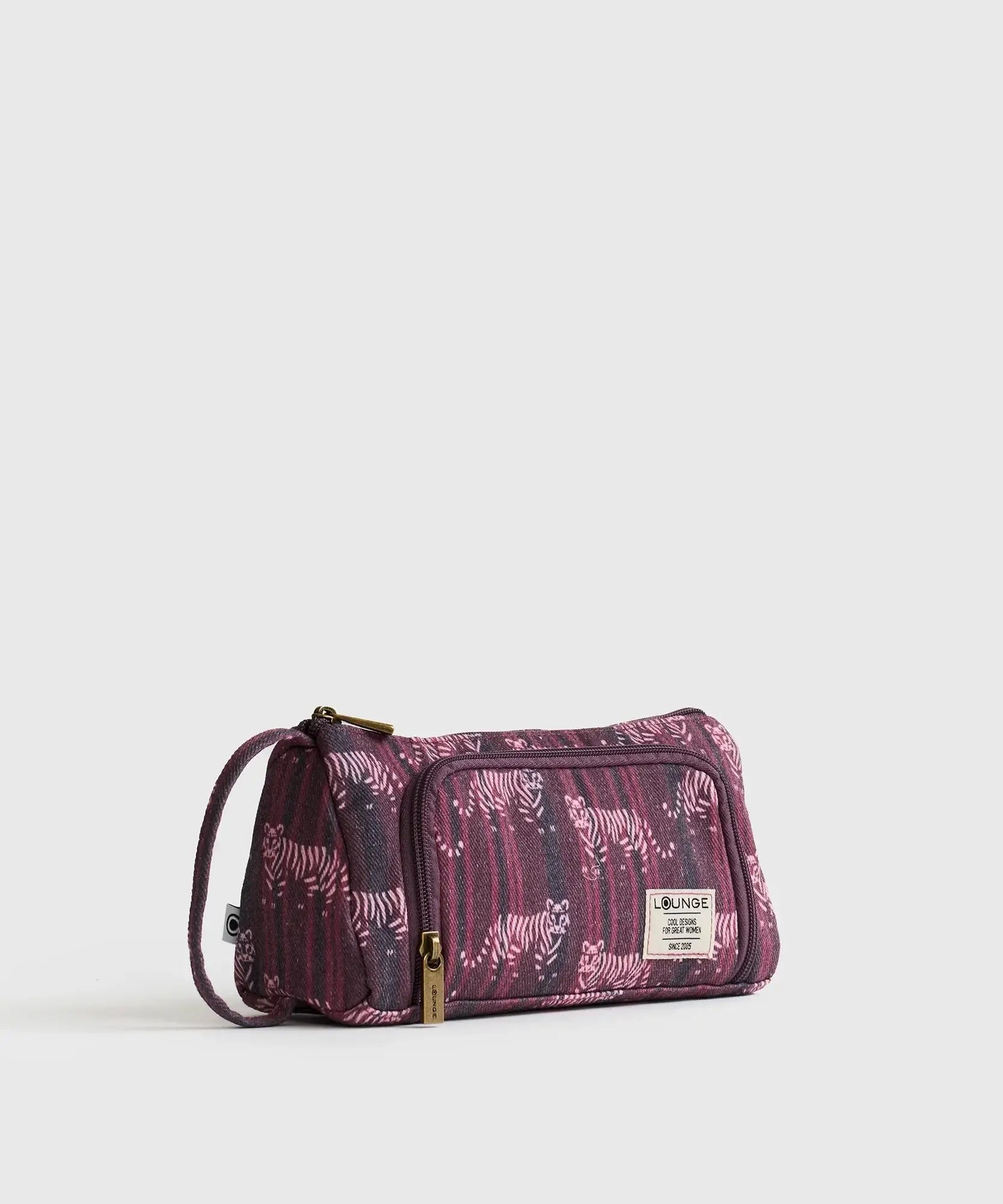 Estuche Canvas Doble Compartimiento