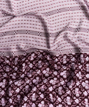 Pañuelo Infinito Paisley de Lounge, con elegante estampado paisley en tonos marrones y rosas, ideal para cualquier ocasión.