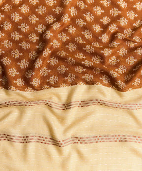 Pañuelo Infinito Print Boho de Lounge en tonos marrón y beige con estampado bohemio
