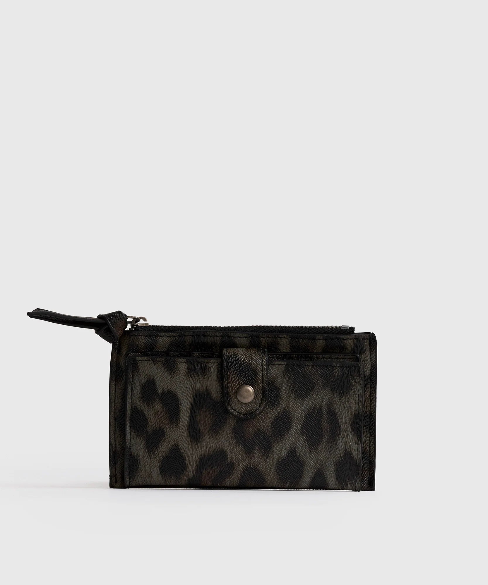 Billetera Tejido Botón Woman