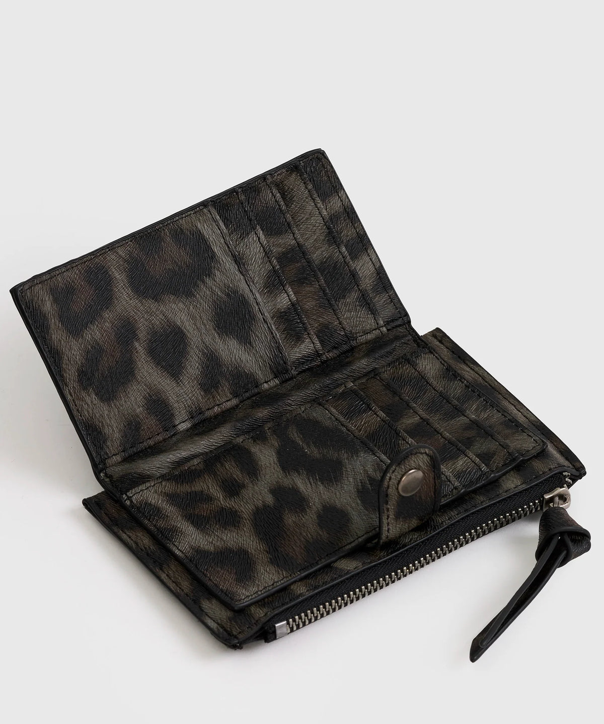 Billetera Tejido Botón Woman