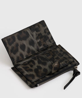 Billetera Tejido Botón Woman