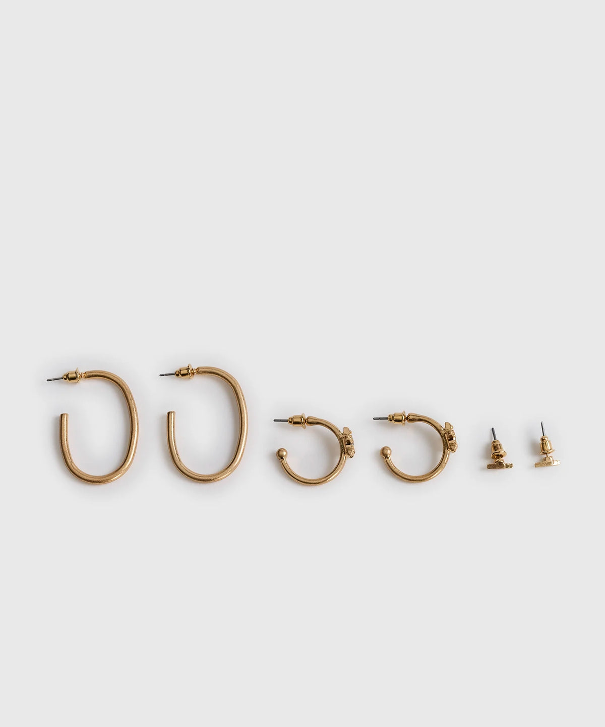 Set Aros Básicos - Dorado