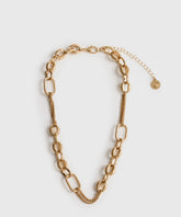 Collar Con Eslabones Y Cadenas