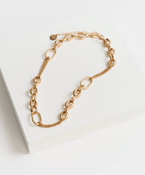 Collar Con Eslabones Y Cadenas