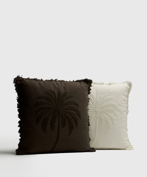 Cojín Palmera Flecos