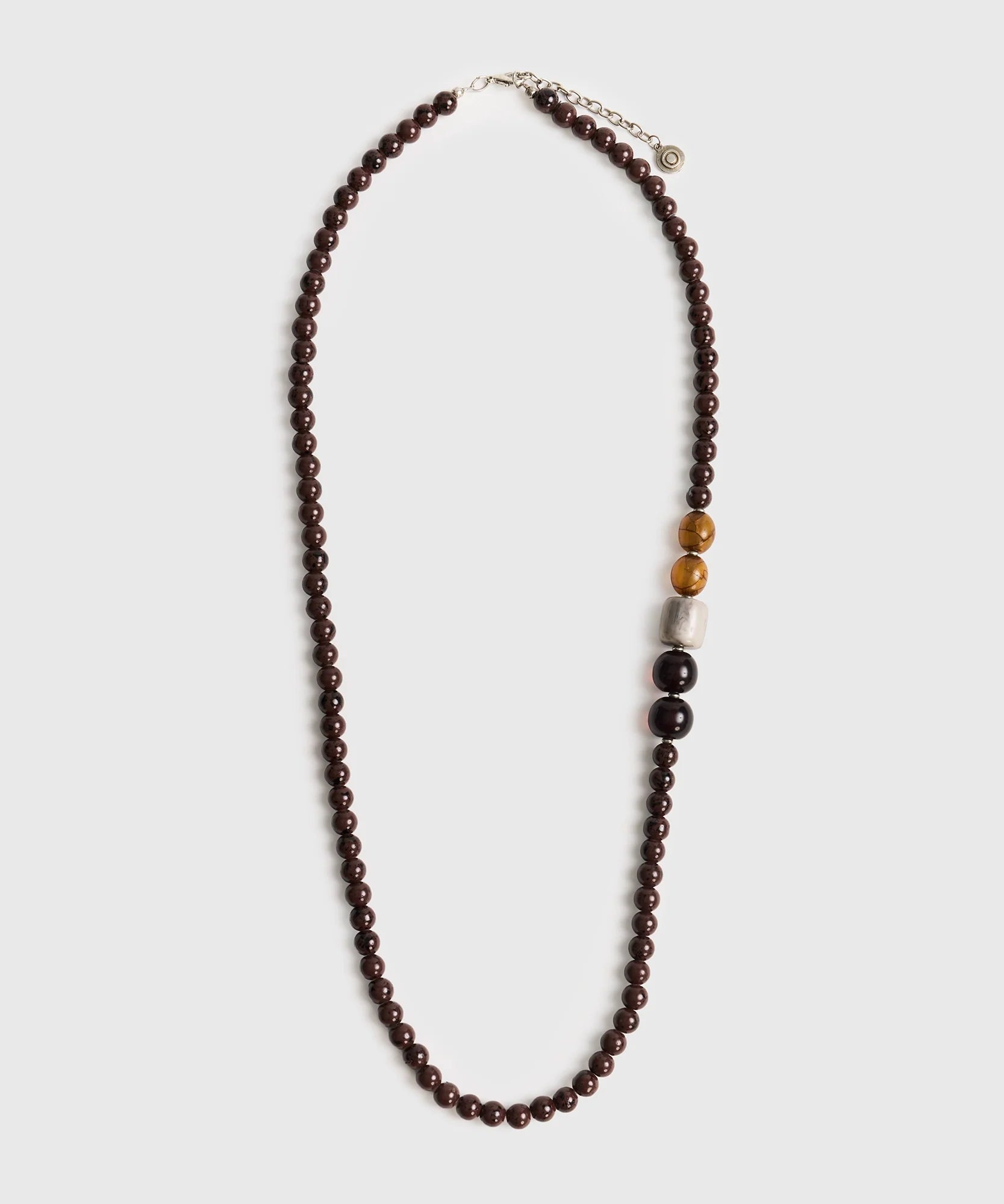 Collar Largo Detalle Piedras