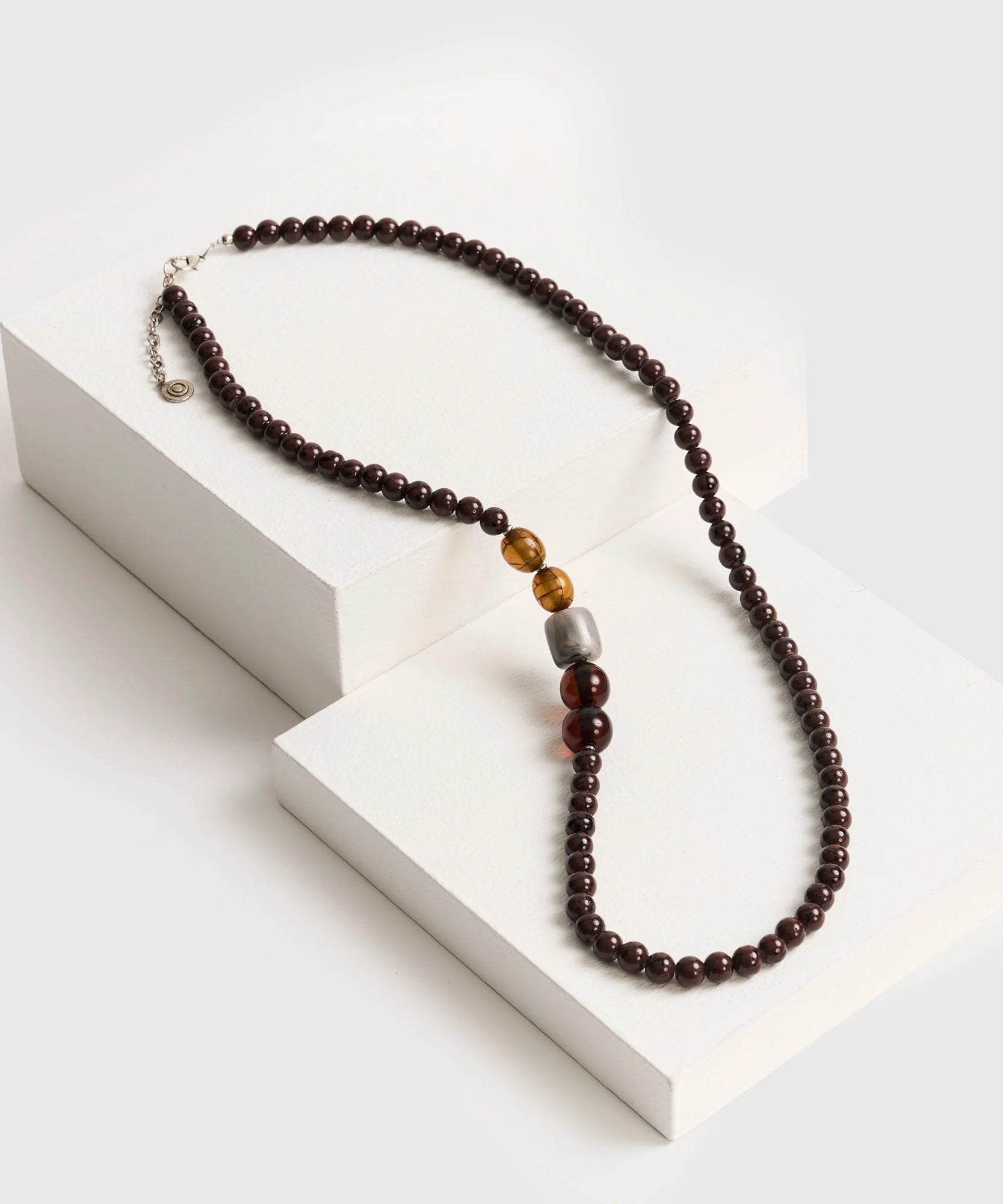 Collar Largo Detalle Piedras