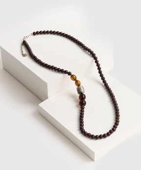 Collar Largo Detalle Piedras