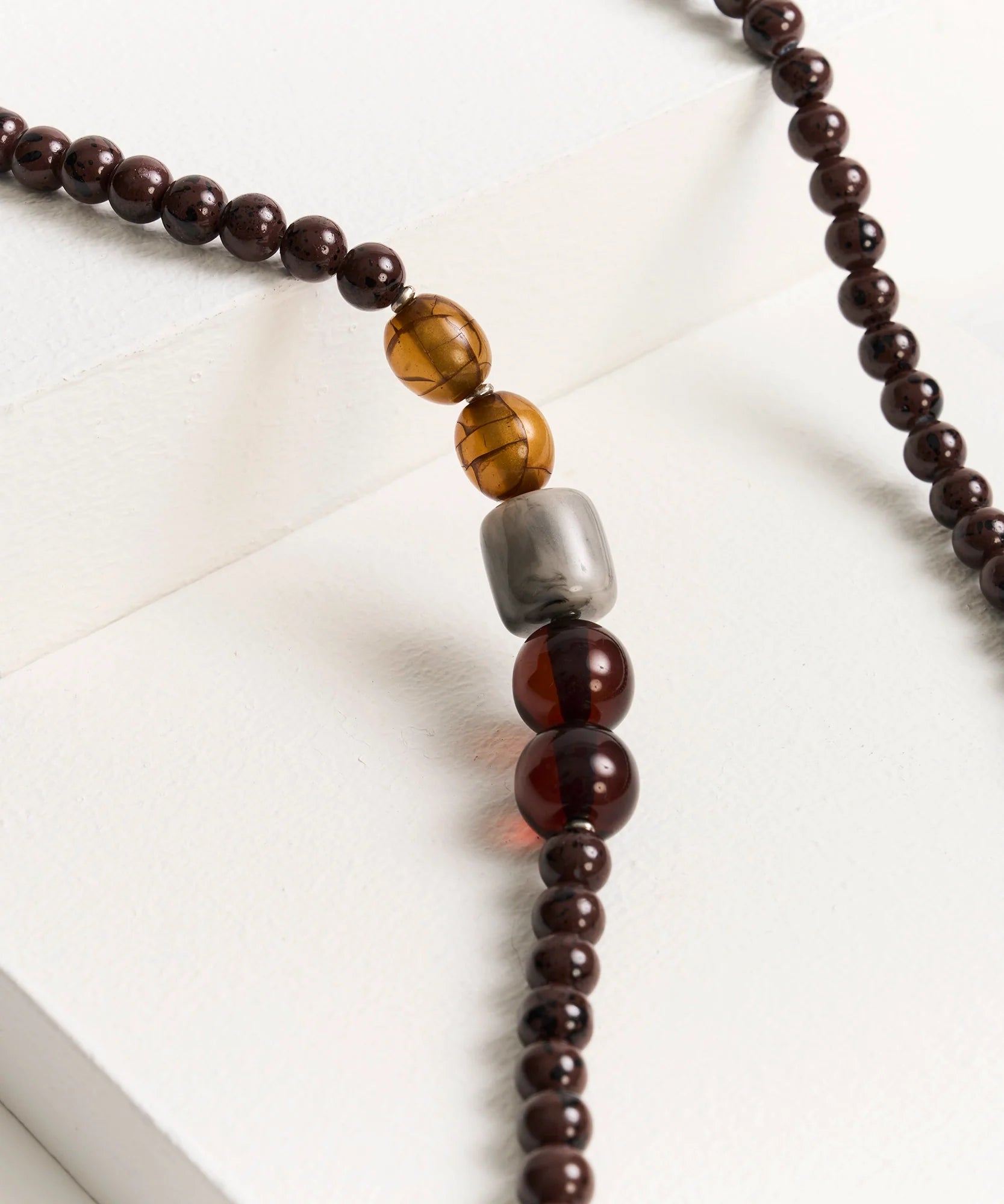Collar Largo Detalle Piedras