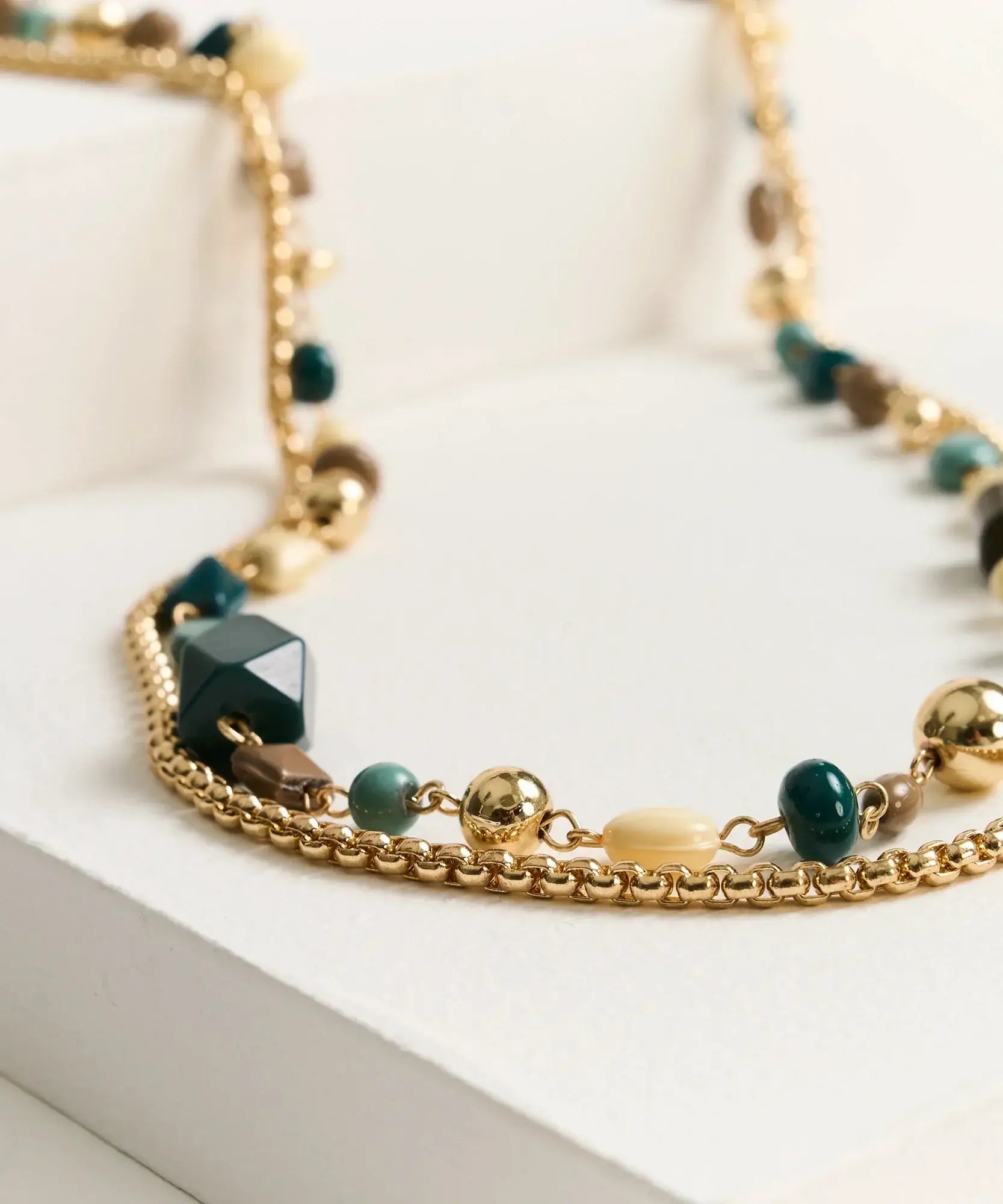 Collar Doble Mostacillas