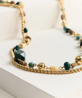 Collar Doble Mostacillas