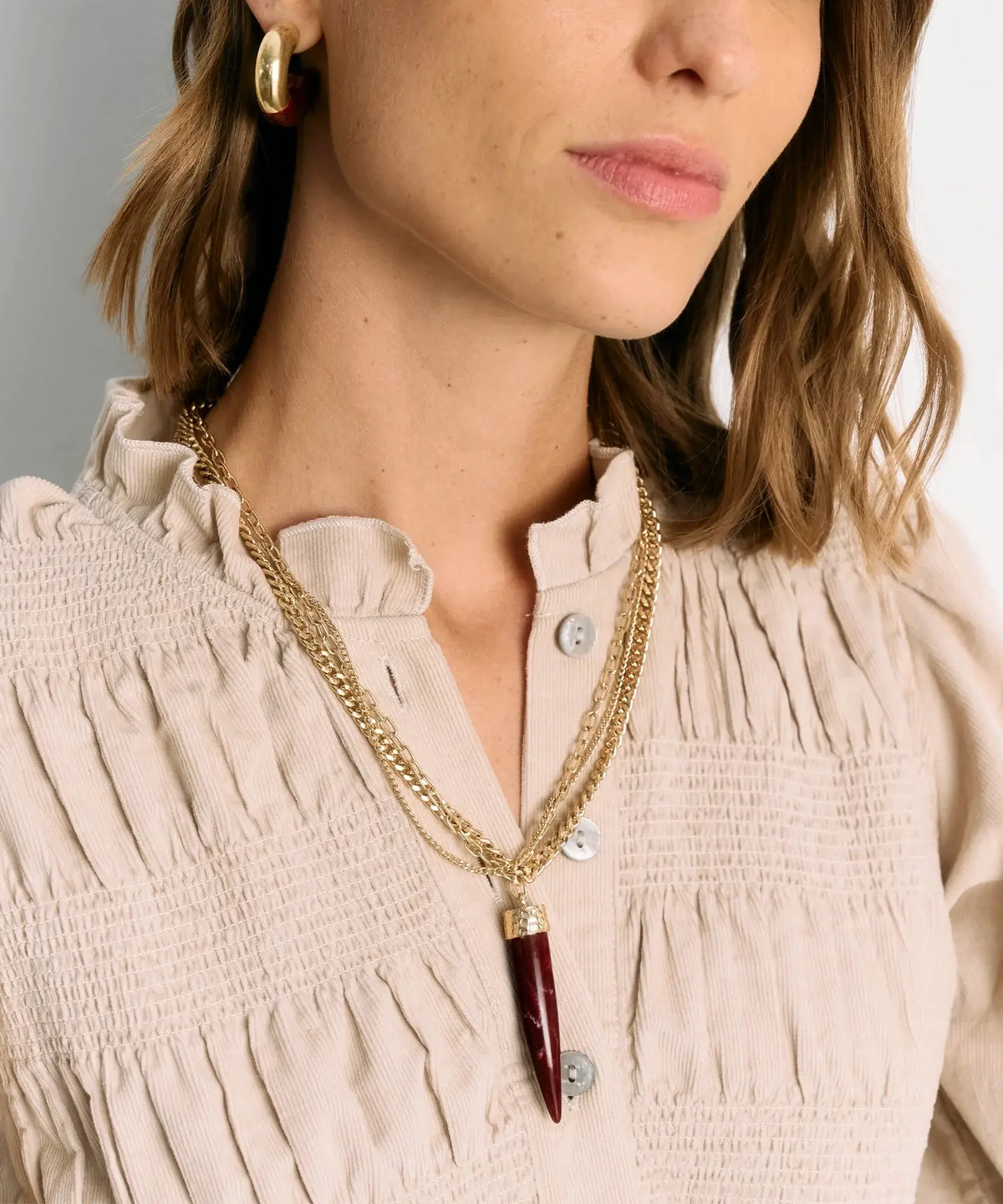 Collar Charm Cuerno