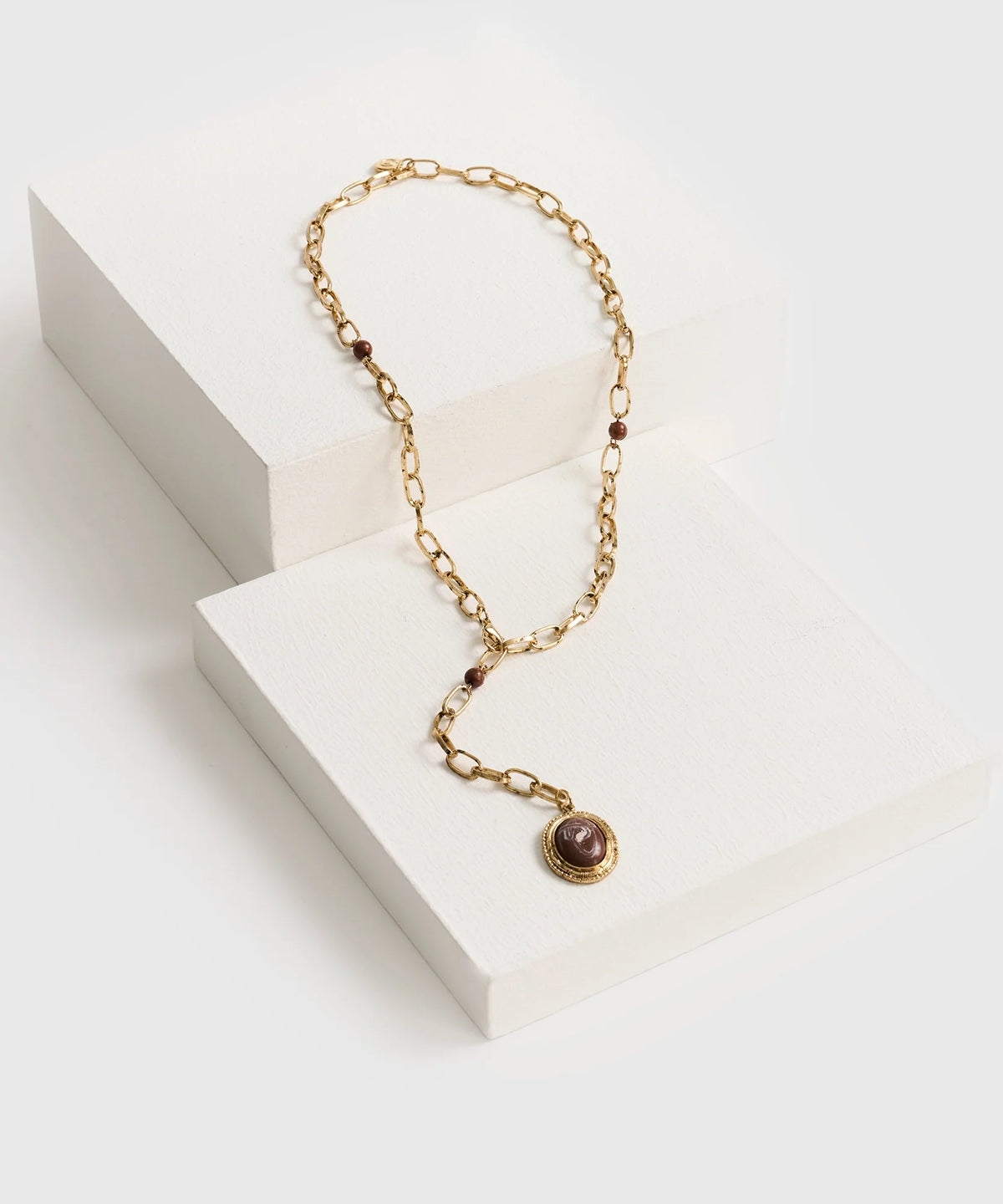 Collar Charm De Piedra