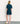 Pijama Azul Camisero Bicolor Gauze Dreamy