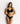 Bralette Dreamy de Lounge, bralette de encaje negro con tirantes ajustables y almohadillas removibles.