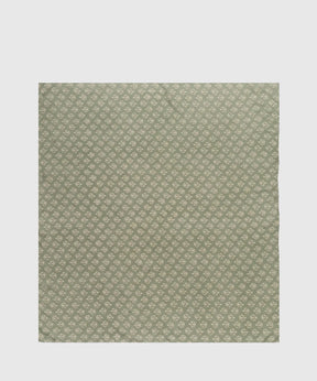 Pañuelo Cuadrado Mosaico de Lounge, diseño de mosaicos en color verde para un toque auténtico a tu outfit.