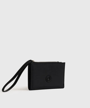 Billetera Mediana Street de Lounge, billetera mediana de nylon con lanyard, doce compartimientos para tarjetas.