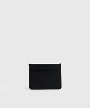 Tarjetero Básico de nylon negro con compartimientos para tarjetas de la marca Lounge.