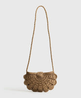Cartera Bandolera Medialuna Tejida