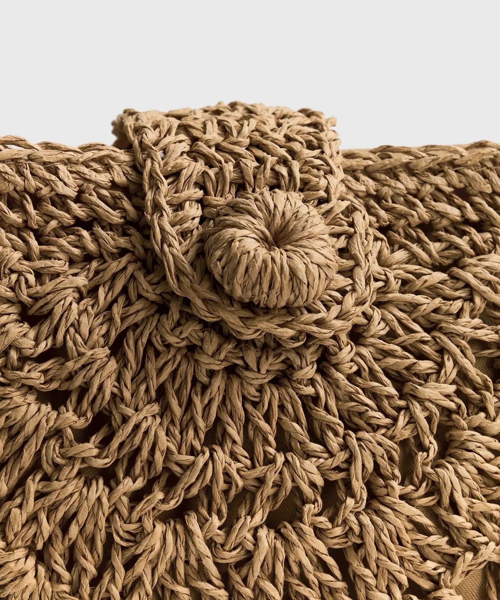 Cartera Bandolera Medialuna Tejida