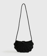 Cartera Bandolera Medialuna Tejida