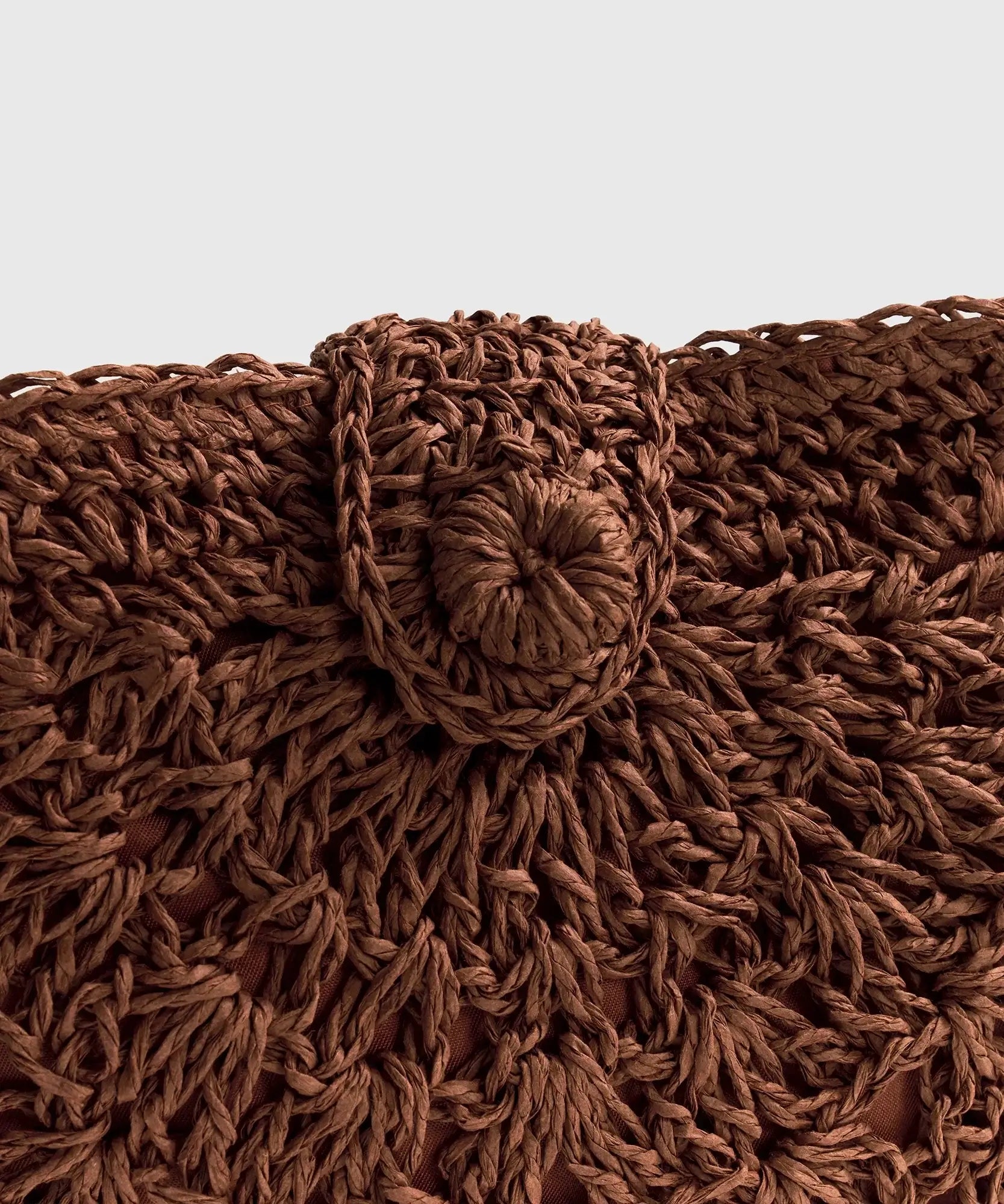 Cartera Bandolera Medialuna Tejida